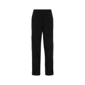 BODE Women's Embellished Side Stripe Trousers Women BLACK Pants